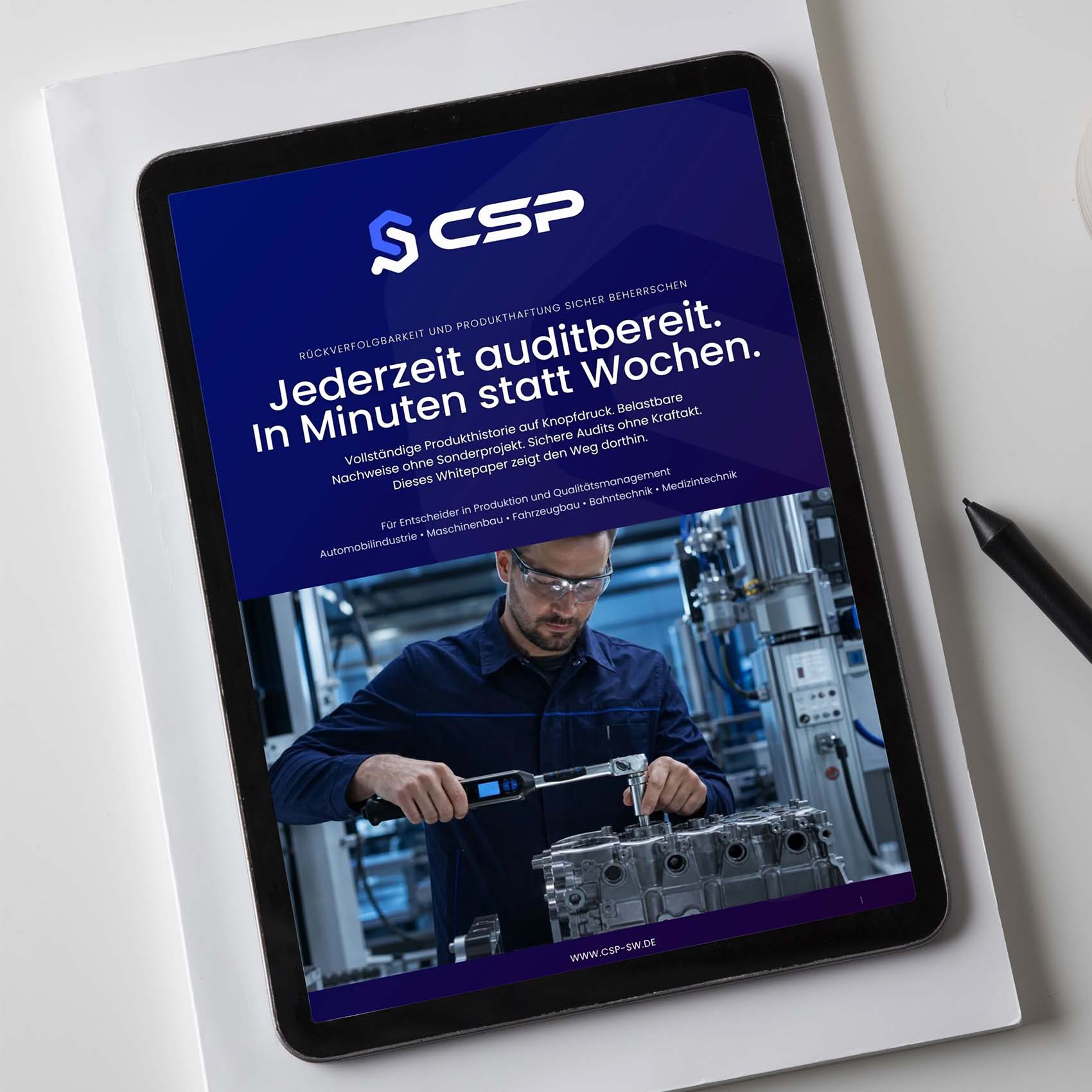 Jederzeit auditbereit. In Minuten statt Wochen.